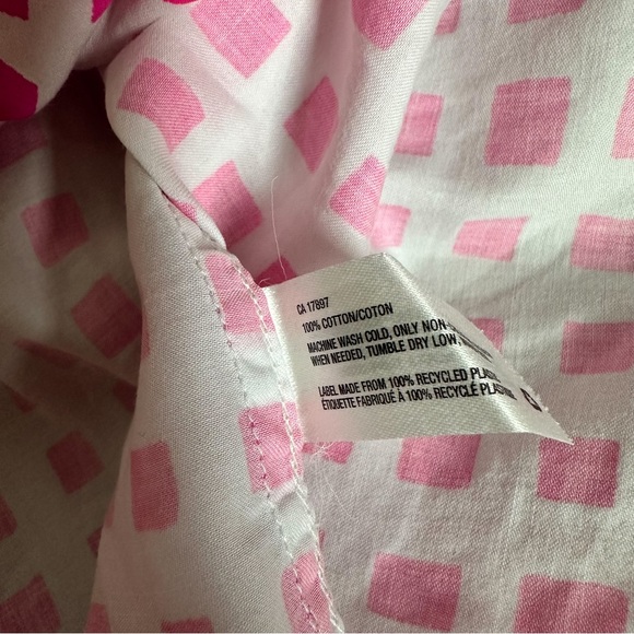 Gap bright pink button down shirt Sz. M - Picture 6 of 7